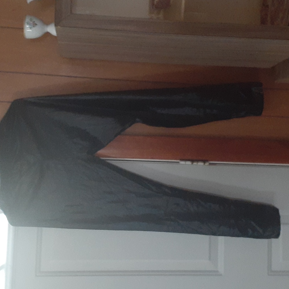 Leather look leggings